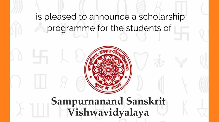 Indic Academy Scholarship to Sampurnanand Sanskrit Vishwavidyalaya